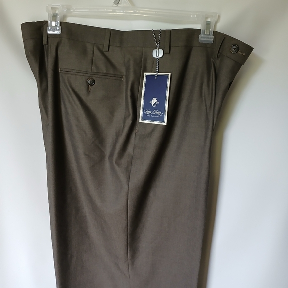 Sean John Mens Dress Pants Size 40W X 28L Color Tan/Brown - Picture 8 of 12